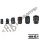 IMPACT SOCKET SET 1" DR 6PCE 22-41MM