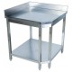 CORNER STAINLESS WORK BENCH 600X600X910H